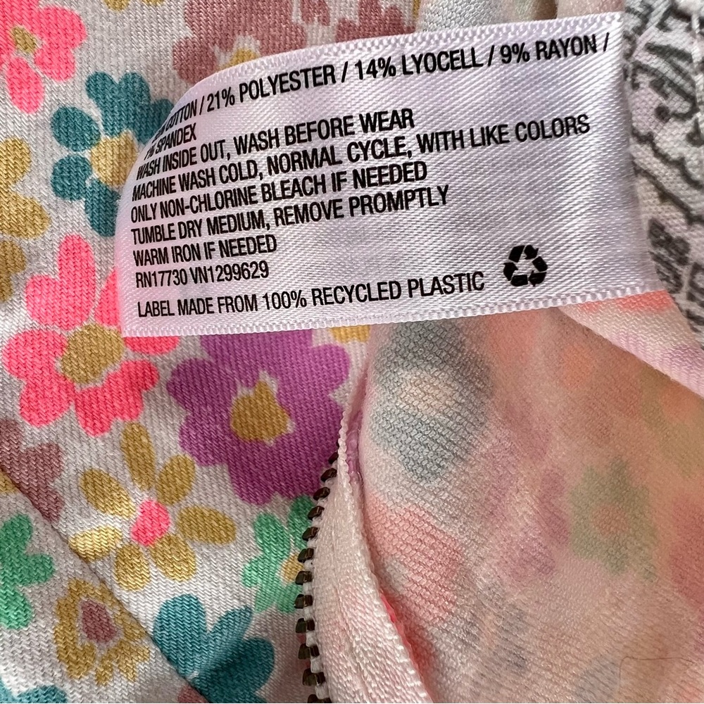 WILD FABLE NEON FLORAL SKIRT - Picture 13 of 14